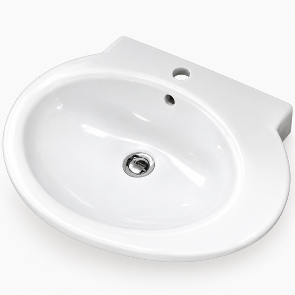 Pakabinamas praustuvas Villeroy&Boch Aveo Su Ceramic Plus ir Active Care danga 700 x 515 mm